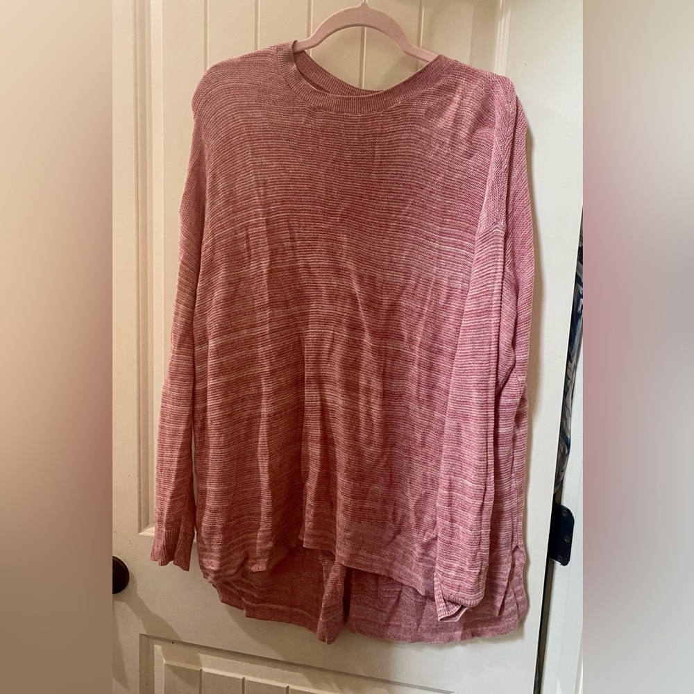 EEUC Lou & Grey Rose marled tunic sweater